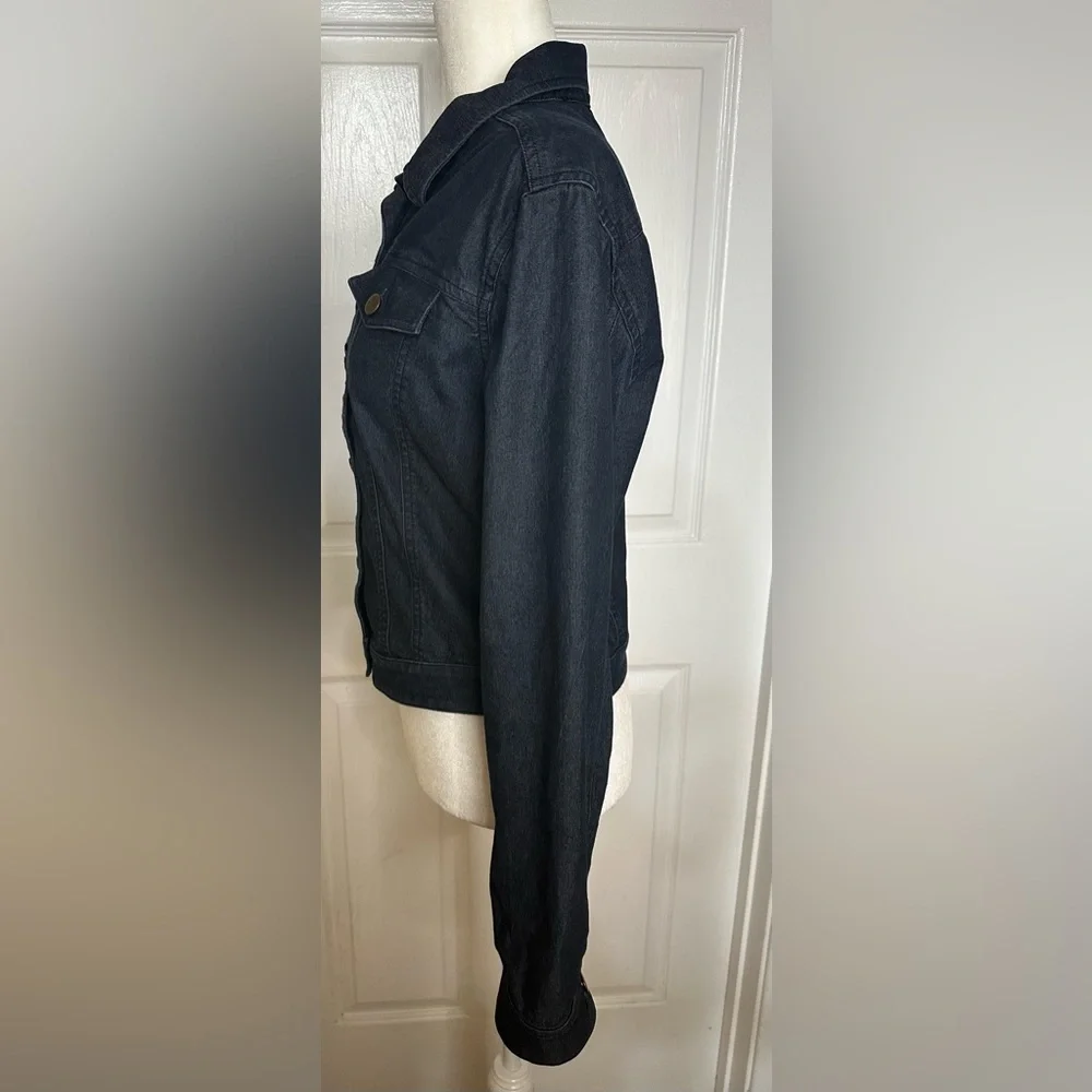 Tahari Jacket Blue Jean Size 8